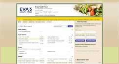 Desktop Screenshot of evashealthfood.com